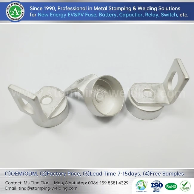 Copper Cap Contact for High Voltage EV Fuses