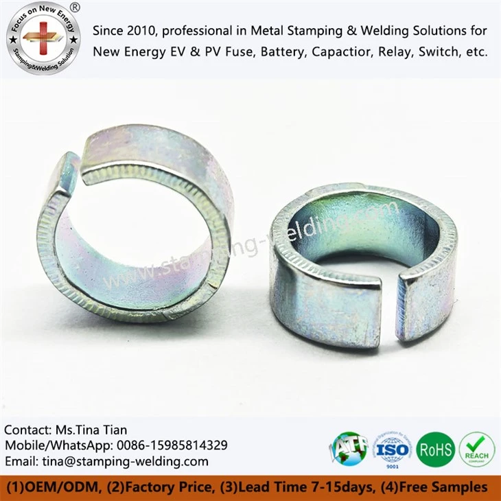 Custom OEM Carbon Steel Zinc Coated Metal Stamping