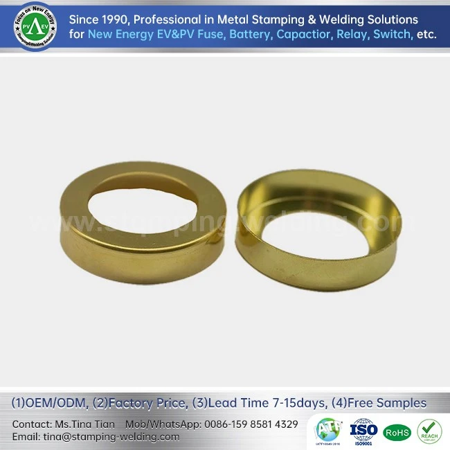 Brass Plumbing Cap For EV Fuse