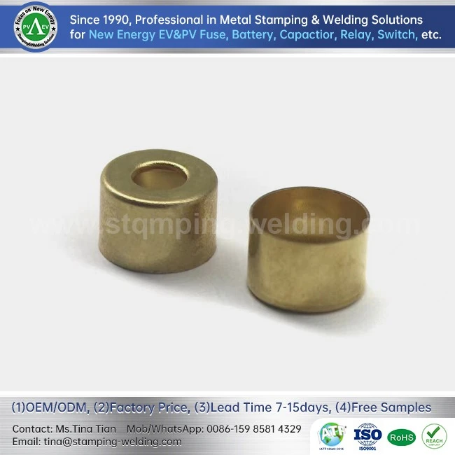 Low-Voltage Brass Fuse Cap For EV