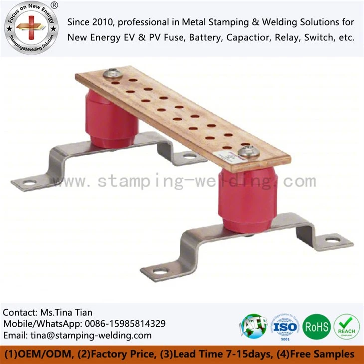 Custom Copper Grounding Busbar